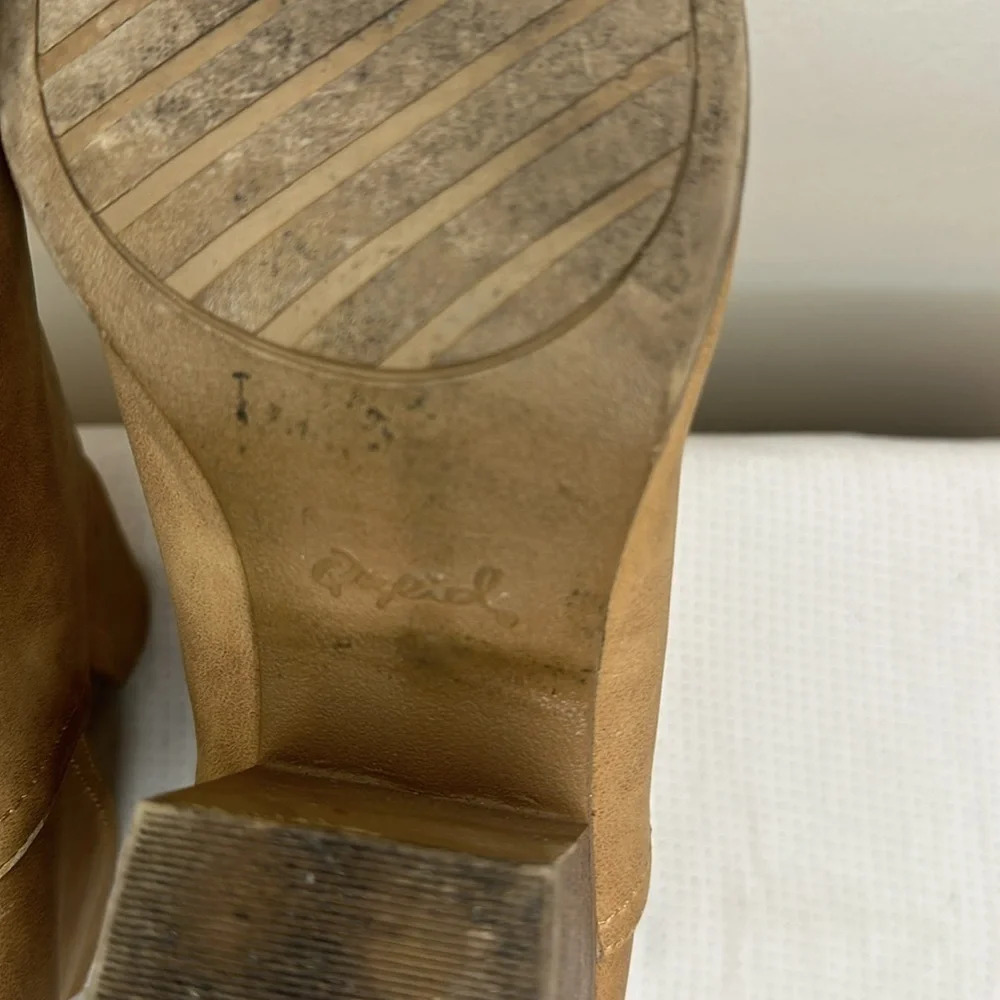 BOOTIES CAMEL COLOR - Picture 6 of 6